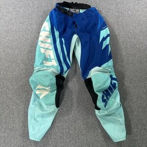 Shift MX Ride Club‎ Syndicate Motocross Pants Youth Size 28 Blue Teal MX BMX ATV